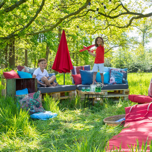 Madison S&uacute;prava podložiek na paletov&yacute; n&aacute;bytok Panama siv&aacute;