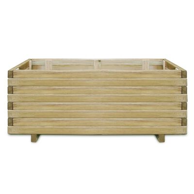 vidaXL Vyvýšený záhon 100x50x40 cm, drevo, obdĺžnikový