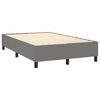 vidaXL Boxspring posteľ s matracom tmavosiv&yacute; 120x200 cm l&aacute;tka