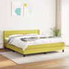 vidaXL Boxspring posteľ s matracom zelen&aacute; 180x200 cm l&aacute;tka