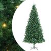 vidaXL Umel&yacute; vianočn&yacute; stromček Zelen&aacute; 300 cm PVC, kov a plast