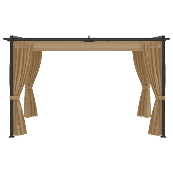 vidaXL Alt&aacute;nok 4x3 m sivohned&yacute;