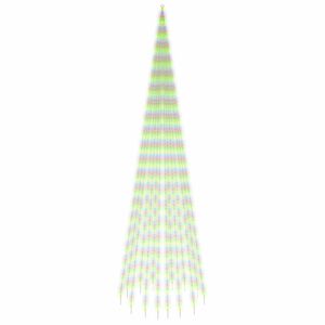 vidaXL Vianočn&yacute; stromček na stožiari 1134 farebn&yacute;ch LED 800 cm