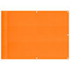 vidaXL Balk&oacute;nov&aacute; z&aacute;stena oranžov&aacute; 75x700 cm 100 % polyester Oxford