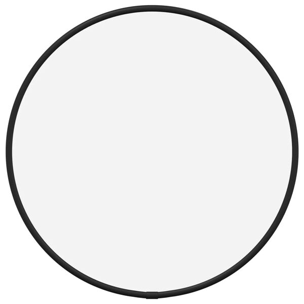 vidaXL Nástenné zrkadlo čierne Ø 30 cm okrúhle