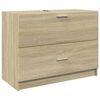vidaXL Skrinka pod um&yacute;vadlo dub sonoma 78x37x59 cm kompozitn&eacute; drevo