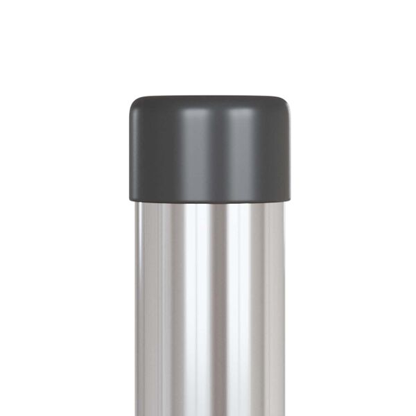 vidaXL Stĺp na plot. 12 pcs Strieborn&aacute; 120 cm Povrchovo upraven&aacute; oceľ