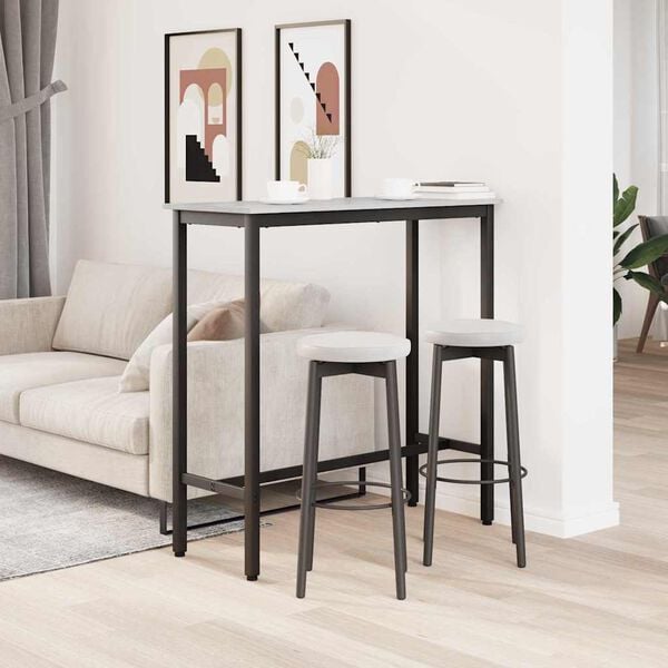 vidaXL st&ocirc;l Siv&yacute; Sonoma 100 x 40 x 100,5 cm Inžinierske drevo a oceľ