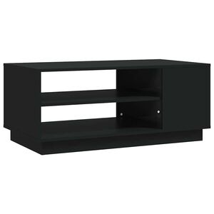 vidaXL Konferenčn&yacute; stol&iacute;k čierny 102x55x43 cm drevotrieska