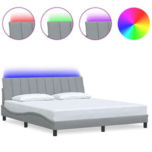 vidaXL R&aacute;m postele bez matraca Hanko bledosiv&yacute; 180x200 cm l&aacute;tka