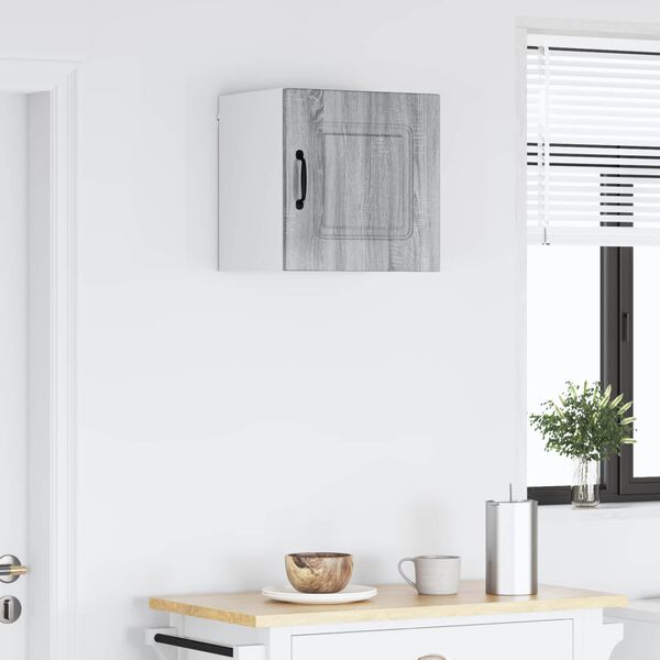 vidaXL Kuchynsk&aacute; skriňa s &uacute;ložiskom Kalmar Siv&yacute; Sonoma 40 x 31 x 40 cm