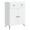 vidaXL Serv&iacute;rovacia skriňa Biela 66 x 34,5 x 90 cm Kompozitn&eacute; drevo