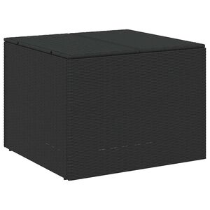 vidaXL Z&aacute;hradn&yacute; &uacute;ložn&yacute; box čierny 291 l polyratan