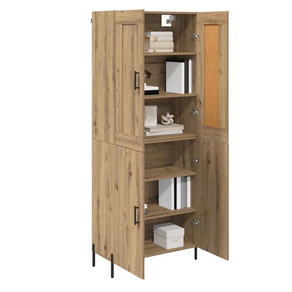 vidaXL Highboard 2 pcs Remeseln&yacute; dub Kompozitn&eacute; drevo