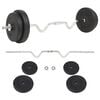 vidaXL S&uacute;prava barbell činiek, 30 kg