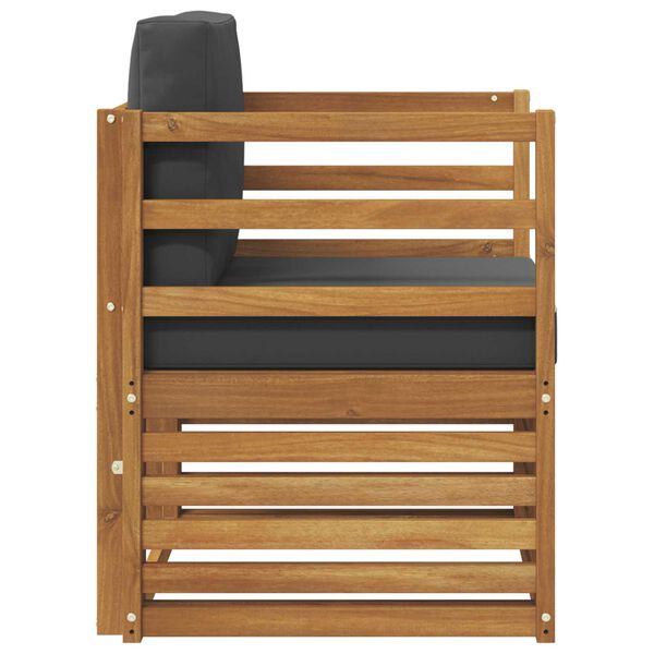 vidaXL Z&aacute;hradn&aacute; s&uacute;prava gaučov Mas&iacute;vne ak&aacute;ciov&eacute; drevo a polyester