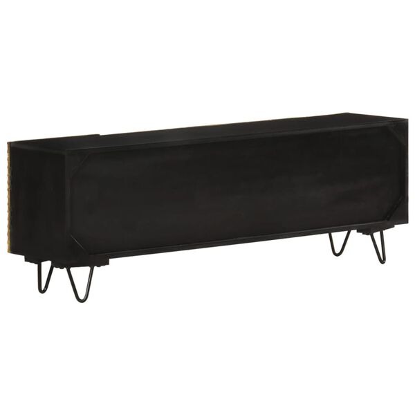 vidaXL TV skrinka 130x30x45 cm mas&iacute;vne mangovn&iacute;kov&eacute; drevo