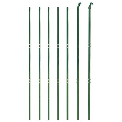 vidaXL Drôtený plot zelený 1,4x10 m pozinkovaná oceľ