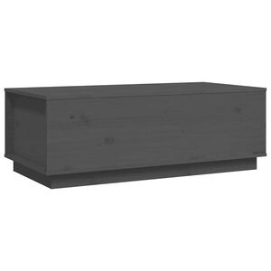vidaXL Konferenčn&yacute; stol&iacute;k siv&yacute; 100x50x35 cm borovicov&yacute; mas&iacute;v