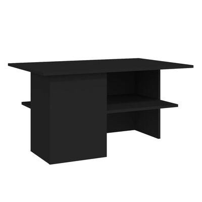 vidaXL Konferenčný stolík čierny 90x60x46,5 cm drevotrieska
