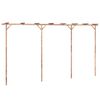 vidaXL Bambusov&aacute; pergola 385x40x205 cm
