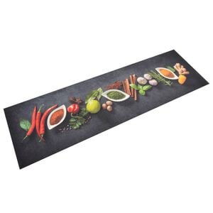 vidaXL Kuchynsk&yacute; koberec um&yacute;vateľn&yacute; Spices 45x150 cm zamat