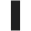 vidaXL Skrinkov&yacute; Čierny 79,5 x 49 x 156 cm Kon&scaron;truovan&eacute; drevo