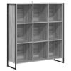 vidaXL Knižnica 99.5 x 30 x 108.5 cm Kompozitn&eacute; drevo Siv&yacute; Sonoma