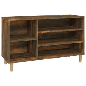 vidaXL Botn&iacute;k dymov&yacute; dub 102x36x60 cm spracovan&eacute; drevo