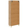 vidaXL Highboard Remeseln&yacute; dub 69,5 x 34 x 180 cm Kompozitn&eacute; drevo