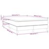 vidaXL Boxspring posteľ s matracom modrý 140x190 cm látka