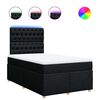 vidaXL Boxspring posteľ s matracom čierny 120x200 cm l&aacute;tka