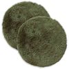 vidaXL Poťah na podložku 2 pcs HEERLEN Zelen&aacute; &Oslash; 40 cm PV fleece