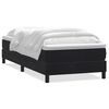 vidaXL Box Spring Posteľ s matracom Čierna 100x220 cm Zamat