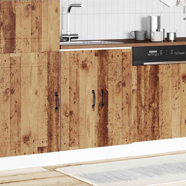 vidaXL Drezová základná skrinka Kalmar staré drevo 60x46x81,5 cm