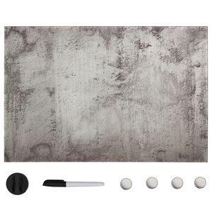 vidaXL N&aacute;stenn&aacute; magnetick&aacute; tabuľa, sklo 50x30 cm