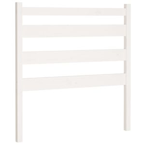 vidaXL Čelo postele biele 106x4x100 cm mas&iacute;vna borovica