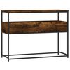 vidaXL Konzolov&yacute; stol&iacute;k dymov&yacute; dub 100x40x75 cm kompozitn&eacute; drevo