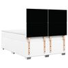 vidaXL Boxspring posteľ s matracom biela 140x200 cm umelá koža