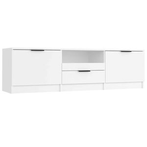 vidaXL TV skrinka biela 140x35x40 cm, dreven&aacute;
