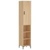 vidaXL Vysok&aacute; skrinka dub sonoma 34,5x34x180 cm spracovan&eacute; drevo