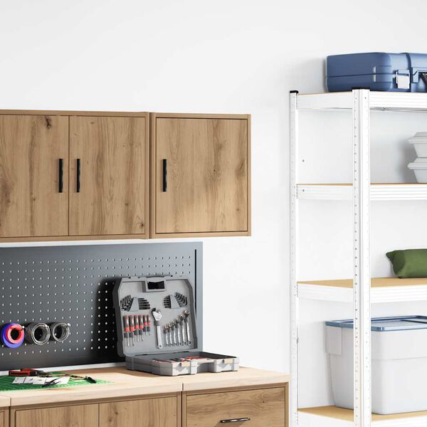 vidaXL Gar&aacute;žov&aacute; n&aacute;stenn&aacute; skriňa Artisan Dub inžinierske drevo