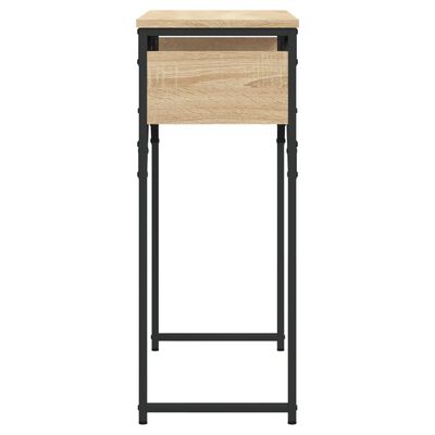 vidaXL Konzolový stolík s policou dub sonoma 75x30x75cm kompoz. drevo