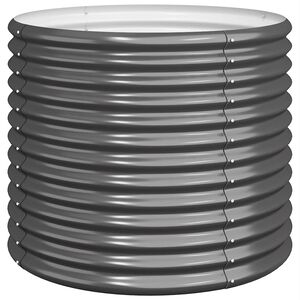 vidaXL Z&aacute;hradn&yacute; kvetin&aacute;č pozinkovan&aacute; oceľ 80x80x68 cm antracitov&yacute;