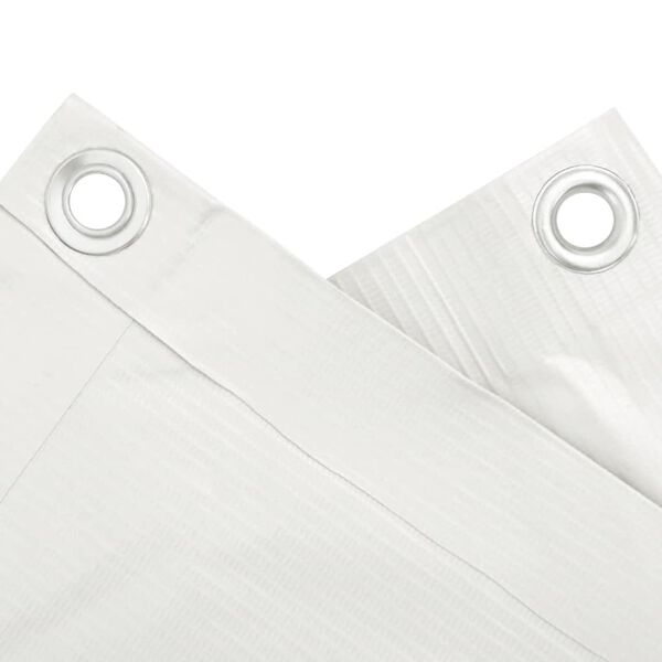 vidaXL Balk&oacute;nov&aacute; z&aacute;stena, biela 400x75 cm, PVC