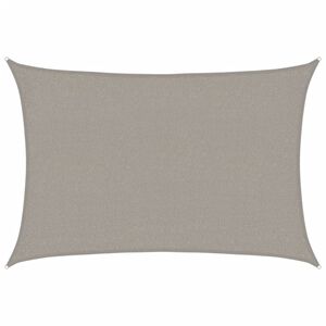 vidaXL Tieniaca plachta 160 g/m&sup2; obdĺžnikov&aacute; bledosiv&aacute; 2x3 m HDPE