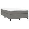 vidaXL Boxspring posteľ s matracom tmavosiv&yacute; 120x200 cm l&aacute;tka