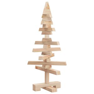 vidaXL Dreven&yacute; vianočn&yacute; stromček na dekor&aacute;ciu 60 cm mas&iacute;vna borovica