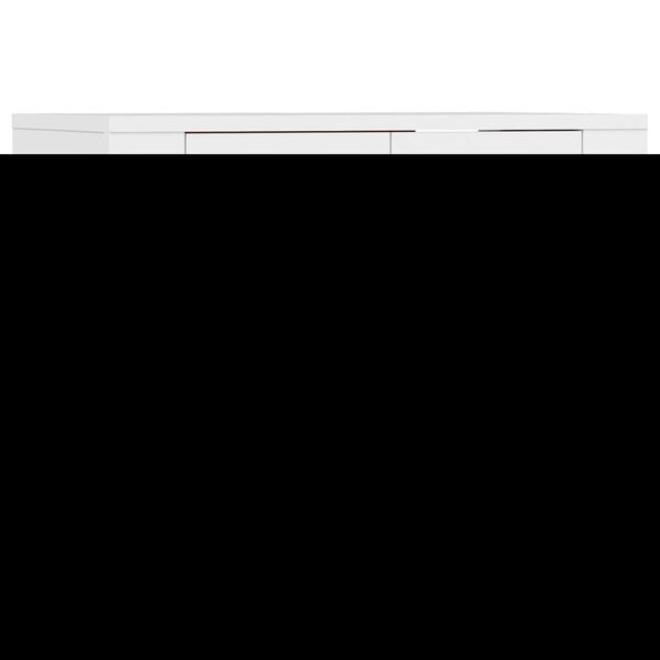 vidaXL Nástenné TV skrinky 2 ks biele 57x34,5x40 cm