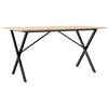 vidaXL Jed&aacute;lensk&yacute; stol&iacute;k v tvare X 160x80x75 cm borovica a oceľ
